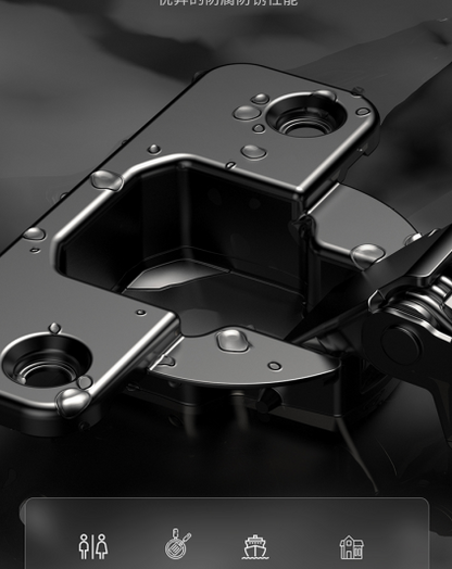3D adjustable self unloading hydraulic hinge one pair click on