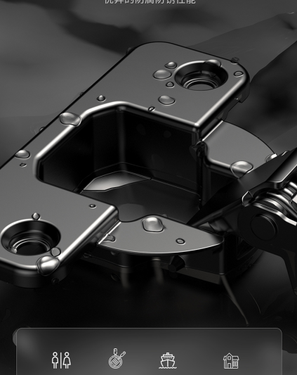 3D adjustable self unloading hydraulic hinge one pair click on