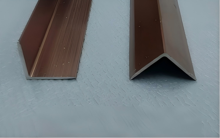 L shape closing edge aluminium