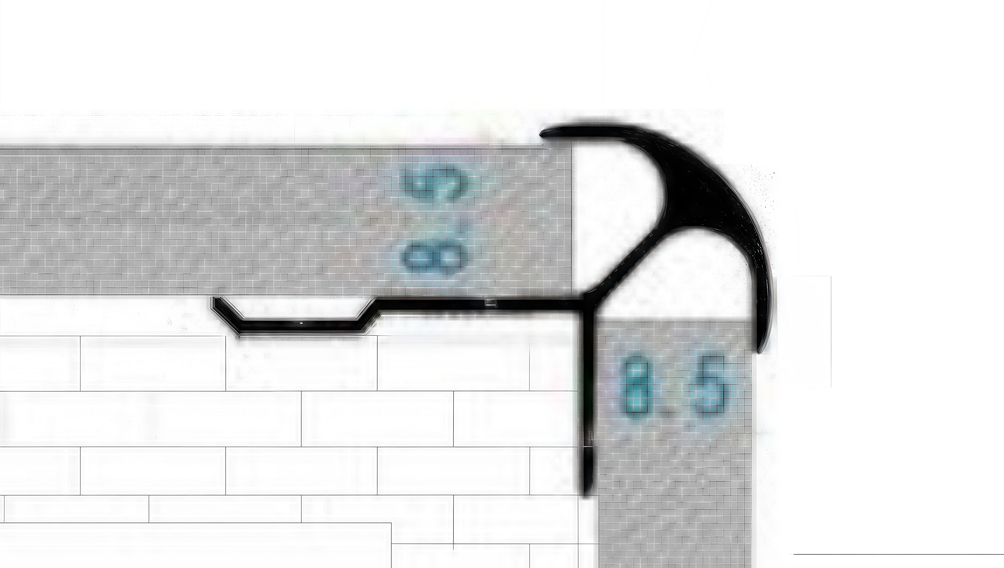 Curved Corner Aluminum Trim